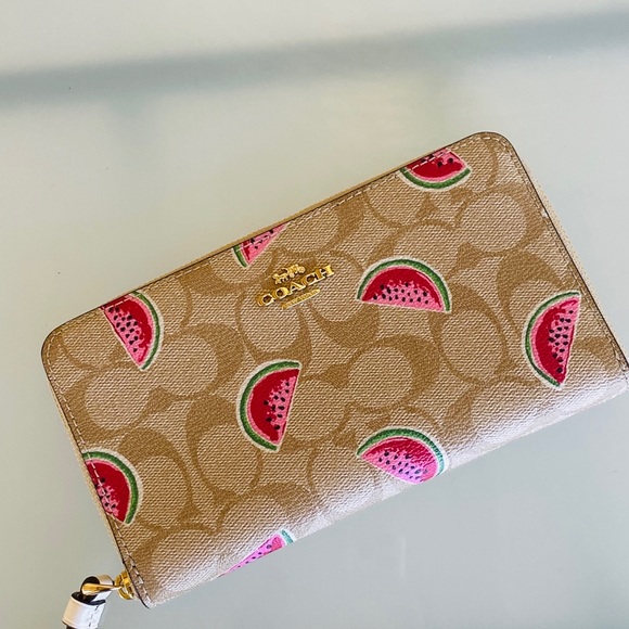 NWT Coach Elle backpack&wallet watermelon - Picture 11 of 13